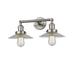 Innovations Lighting Bruno Marashlian Halophane 18 Inch 2 Light Bath Vanity Light - 208-SN-G2