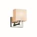 Justice Design Group Fusion 7 Inch Wall Sconce - FSN-8427-55-MROR-NCKL-LED1-700