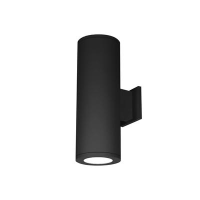 WAC Lighting Tube Architectural 17 Inch Tall 2 Light LED Outdoor Wall Light - DS-WD06-F27C-BK