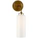 Visual Comfort Signature Collection Thomas O'Brien Katie 16 Inch Wall Sconce - TOB 2225HAB/G3-WG