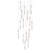 Modern Forms Magic 23 Inch 15 Light LED Multi Light Pendant - PD-35615-PN