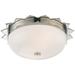 Visual Comfort Signature Collection Alexa Hampton Rachel 13 Inch 2 Light Flush Mount - AH 4029PN-WG