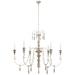 Visual Comfort Signature Collection Suzanne Kasler Michele 43 Inch 6 Light Chandelier - SK 5004BW