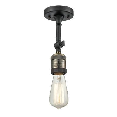 Innovations Lighting Bruno Marashlian Bare Bulb 4 Inch 1 Light LED Semi Flush Mount - 200NH-F-BAB-LED