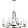 Quorum International Lancaster 33 Inch 9 Light Chandelier - 6207-9-65