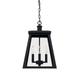 Capital Lighting Fixture Company Belmore 17 Inch Tall 4 Light Outdoor Hanging Lantern - 926842BK