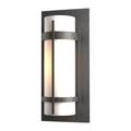 Hubbardton Forge Banded 15 Inch Tall Outdoor Wall Light - 305893-1015