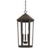 Capital Lighting Fixture Company Ellsworth 26 Inch Tall 3 Light Outdoor Hanging Lantern - 926933OZ