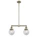 Innovations Lighting Bruno Marashlian Beacon 23 Inch 2 Light Chandelier - 209-AB-G204-6