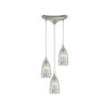 ELK Lighting Kersey 10 Inch 3 Light Multi Light Pendant - 10458/3