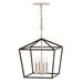 Hinkley Lighting Stinson 16 Inch Cage Pendant - 3535BK