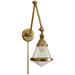 Visual Comfort Signature Collection Thomas O'Brien Gale Wall Swing Lamp - TOB 2156HAB-SG