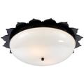 Visual Comfort Signature Collection Alexa Hampton Rachel 18 Inch 3 Light Flush Mount - AH 4030PN-WG