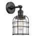 Innovations Lighting Bruno Marashlian Small Bell Cage 12 Inch Wall Sconce - 203-BK-G52-CE