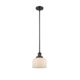 Innovations Lighting Bruno Marashlian Large Bell 8 Inch LED Mini Pendant - 201S-BK-G71-LED