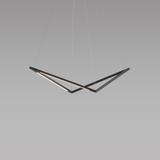 Koncept Kenneth Ng, Edmund Ng Z-Bar Pendant 34 Inch LED Large Pendant - ZBP-16-B-SW-MTB-CNP