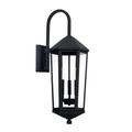 Capital Lighting Fixture Company Ellsworth 28 Inch Tall 3 Light Outdoor Wall Light - 926931BK