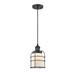 Innovations Lighting Bruno Marashlian Small Bell Cage 6 Inch LED Mini Pendant - 201C-BK-G51-CE-LED