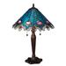 Meyda Lighting Peacock Feather Lace 23 Inch Table Lamp - 138775