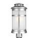 Visual Comfort Studio Collection Newport 18 Inch Tall 3 Light Outdoor Post Lamp - OL14307PBS