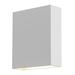 SONNEMAN Robert Sonneman Flat Box 7 Inch Tall 2 Light LED Outdoor Wall Light - 7107.98-WL