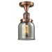 Innovations Lighting Bruno Marashlian Small Bell 5 Inch 1 Light Semi Flush Mount - 517-1CH-AC-G53