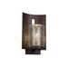 Justice Design Group Fusion 12 Inch Wall Sconce - FSN-7591W-10-MROR-NCKL