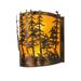 Meyda Lighting Tall Pines 12 Inch Wall Sconce - 150243