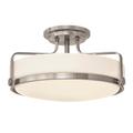 Hinkley Lighting Harper 18 Inch 3 Light Semi Flush Mount - 3643BN