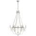 Visual Comfort Signature Collection J. Randall Powers Sharon 36 Inch 6 Light Chandelier - SP 5031BSL-CG