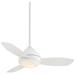 Minka Aire Concept 44 Inch Ceiling Fan with Light Kit - F516L-WH