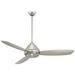 Minka Aire Concept Outdoor Rated 58 Inch Ceiling Fan with Light Kit - F477L-BNW