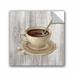 Winston Porter Coffee Time VI on Wood Removable Wall Decal Vinyl in White | 36 H x 36 W in | Wayfair 6D0EC06733CA432C8DC921DCD4652236