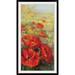 Winston Porter 'Red Poppy Panel' - Print | 44 H x 26 W x 1 D in | Wayfair E49375E56C5846C98DFDE1DD6BF2254E