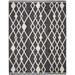 Black 30 x 0.1181 in Indoor Area Rug - Union Rustic Vedika Southwestern Handmade Tufted Wool Ivory/Charcoal Area Rug Wool | Wayfair