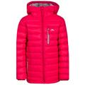 Trespass Morley, Raspberry, 7/8, Kompakt Zusammenfaltbare Leichte Warme Wasserdichte Jacke mit Kapuze für Kinder / Unisex / Mädchen und Jungen, 7-8 Jahre, Rosa / Pink