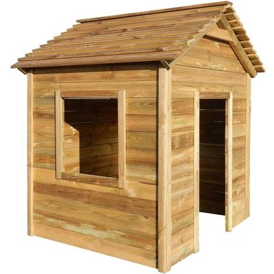 Vidaxl - Spielhaus für den Garten 120x120x146 cm Kiefernholz Image