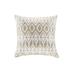 "Anslee 18x18"" Embroidered Cotton Square Decorative Pillow - Harbor House HH30-1693"