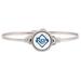 Women's Luca + Danni Silver Tampa Bay Rays Petite Bangle Bracelet