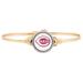 Women's Luca + Danni Gold Cincinnati Reds Bangle Bracelet