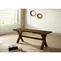 Gracie Oaks Findlay Bench Solid + Manufactured Wood in Brown | 18.75 H x 54 W x 14 D in | Wayfair D11408BF74114A63A9DDD08E4E004319