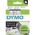 Ruban pour imprimante etiquettes 40910, S0720670, 9mm, 7m, noir, printing/transp (40910) - Dymo