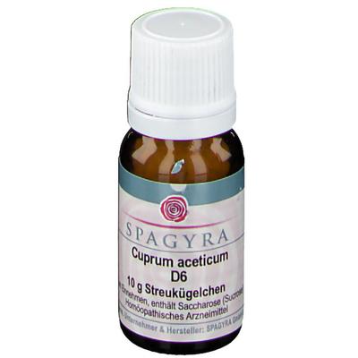 Cuprum Aceticum D 6 Globuli 10 g