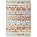 Reflect Takara Distressed Contemporary Abstract Diamond Moroccan Trellis 5x8 Indoor and Outdoor Area Rug R-1180B-58