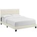 Amira King Performance Velvet Bed - East End Imports MOD-5871-IVO