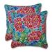 Highland Dunes Earls Indoor/Outdoor Blooms Throw Pillow Polyester/Polyfill blend | 16.5 H x 16.5 W x 16.5 D in | Wayfair