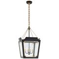 Visual Comfort Signature Collection Julie Neill Caddo 17 Inch Large Pendant - JN 5020MBK/G-CG