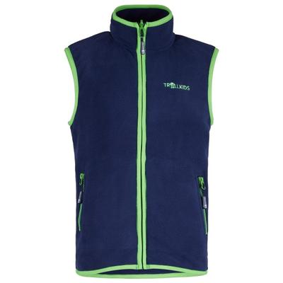 Trollkids - Kid's Arendal Vest - Fleeceweste Gr 98 blau