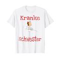 Krankenschwester Kostüm T-Shirt Oberteil | Kranke Schwester