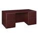 "Legacy 71"" Full Double Pedestal Desk in Mahogany - Regency LDPF7135MH"